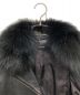 中古・古着 UNITED ARROWS (ユナイテッドアローズ) ダブルライダースジャケット ブラック サイズ:SIZE38：4800円