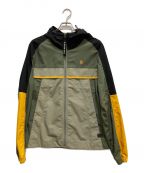 G-STAR RAWジースターロゥ）の古着「COLOR BLOCK HOODED JACKET」｜カーキ