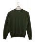 AURALEE (オーラリー) WOOL CASHMERE CREWNECK KNIT グリーン サイズ:4：6000円