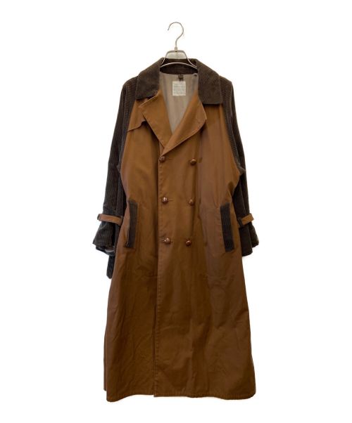 FILL THE BILL（フィルザビル）FILL THE BILL (フィルザビル) trench long coat ブラウンの古着・服飾アイテム