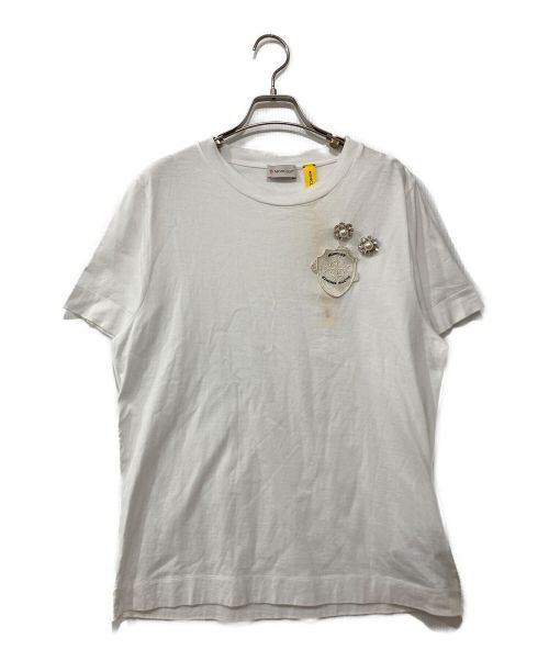 MONCLER（モンクレール）MONCLER (モンクレール) Tシャツ ホワイト サイズ:Mの古着・服飾アイテム