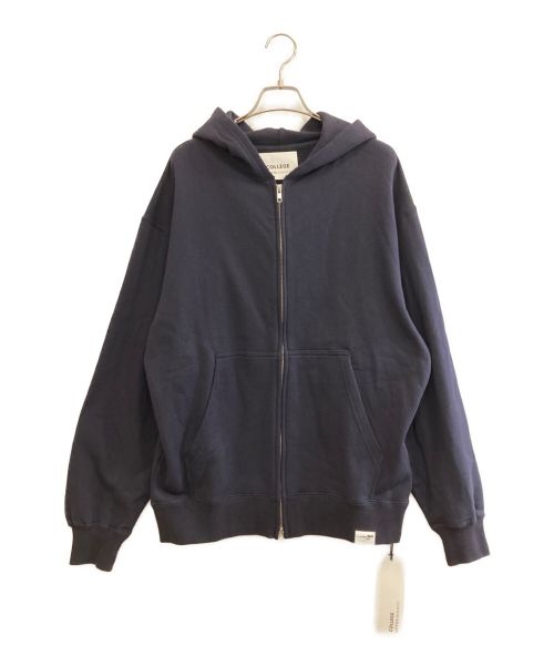 COLLEGE upper hights（カレッジ アッパーハイツ）COLLEGE upper hights (カレッジ アッパーハイツ) BOSTONパーカー ネイビーの古着・服飾アイテム