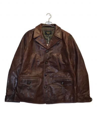 [中古]Cidu leather(シヅレザー)のメンズ アウター・ジャケット レザーカーコート