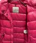 中古・古着 MONCLER (モンクレール) CLAIREダウンジャケット ピンク サイズ:00：32800円