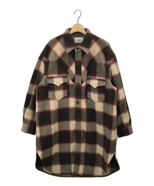 IROQUOIS（イロコイ）IROQUOIS (イロコイ) MULE FLANNEL CHECK CO レッド×アイボリー サイズ:1の古着・服飾アイテム