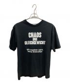 UNDERCOVERアンダーカバー）の古着「Chaos und Gleichgewicht  TEE」｜ブラック