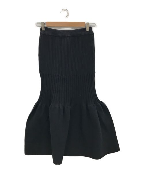 CFCL FLUTED SKIRT2 黒-