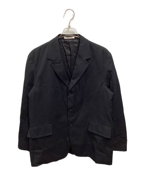 AURALEE（オーラリー）AURALEE (オーラリー) SUPER FINE WOOL COTTON TWILL OVER JACKET ブラック サイズ:3の古着・服飾アイテム