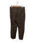 AURALEE (オーラリー) FINX LIGHT CORDUROY EASY SLACKS ブラウン サイズ:3：15800円