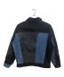 LOEWE (ロエベ) コントラストデニムパッチワークジャケット インディゴ×ブラック サイズ:44：148000円