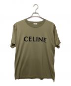 CELINEセリーヌ）の古着「ルーズ Tシャツ / コットンジャージー」｜オリーブ