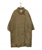 CLANEクラネ）の古着「COLOR DOWN CHESTER COAT」｜ベージュ