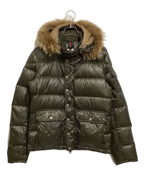 MONCLER（モンクレール）MONCLER (モンクレール) ダウンジャケット オリーブ サイズ:2の古着・服飾アイテム