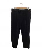 SCYEサイ）の古着「COTTON CORDUROY PLEATED TROUSERS」｜ブラック