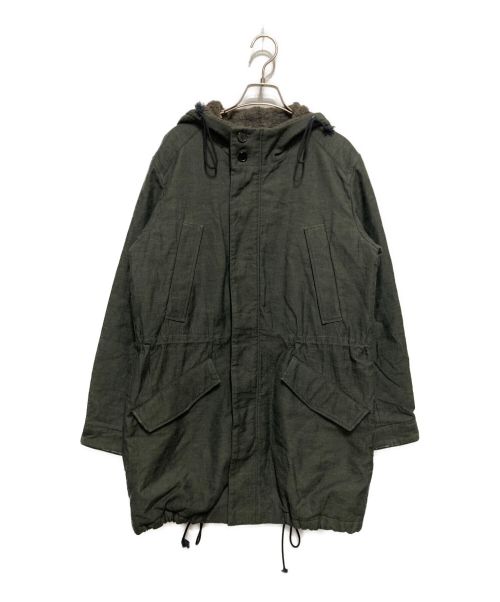 山内（ヤマウチ）山内 (ヤマウチ) 裏ボアミリタリーコート グレー サイズ:SIZE3の古着・服飾アイテム