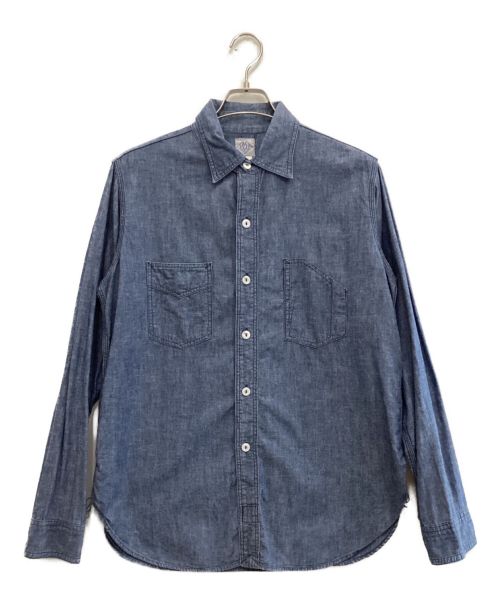 POST O'ALLS（ポストオーバーオールズ）POST O'ALLS (ポストオーバーオールズ) 1102 SHIRT インディゴ サイズ:無しの古着・服飾アイテム