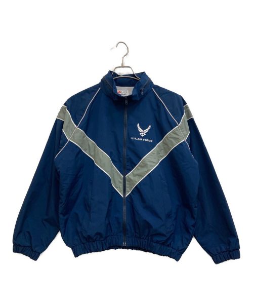 US AIR FORCE（US空軍）US AIR FORCE (US空軍) U.S.AIR FORCE PTU JACKET ネイビー サイズ:SMALLの古着・服飾アイテム