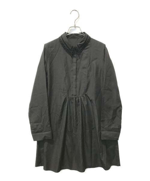 CELFORD（セルフォード）CELFORD (セルフォード) トルネードカラーブラウス ブラック サイズ:38の古着・服飾アイテム