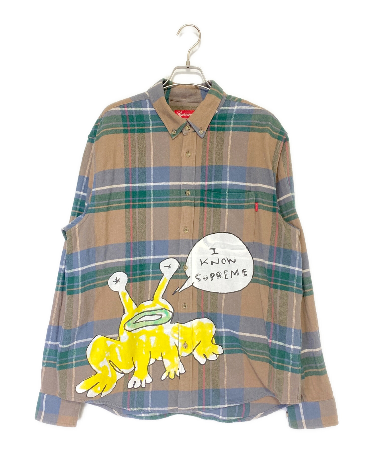 中古・古着通販】SUPREME (シュプリーム) Daniel Johnston Plaid Shirt