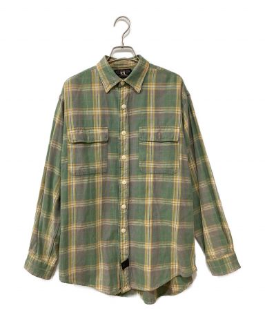 【中古・古着通販】RRL (ダブルアールエル) チェックシャツ