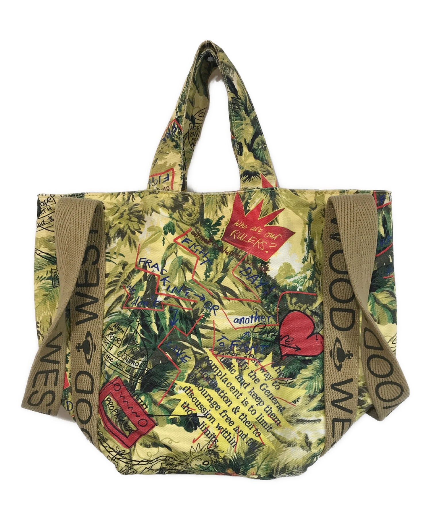 vivienne westwood グリーントートバッグ 緑 札幌限定 レア-