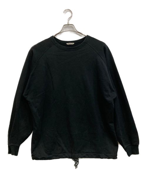 AURALEE（オーラリー）AURALEE (オーラリー) SUPER SOFT SWEAT DRAW CODE BIG P ブラック サイズ:2の古着・服飾アイテム