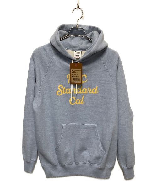 STANDARD CALIFORNIA（スタンダードカリフォルニア）STANDARD CALIFORNIA (スタンダートカルフォニア) RHC Ron Herman (アールエイチシーロンハーマン) SD 88/12 LOGO PULLOVER HOOD SWEAT RHC LTD ブルー サイズ:Sの古着・服飾アイテム