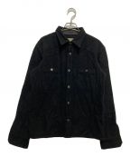 ACVMエーシーブイエム）の古着「PADDED WOOL SHIRT」｜ブラック