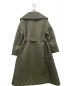 CIEL'AIR (シエルエアー) QUILTED A LINE COAT キルティングAラインコート オリーブ サイズ:FREE：6800円