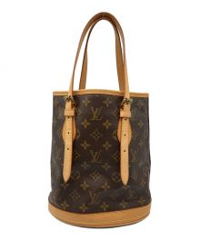 LOUIS VUITTON（ルイ ヴィトン）の古着「モノグラム・プチバケット」｜ブラウン