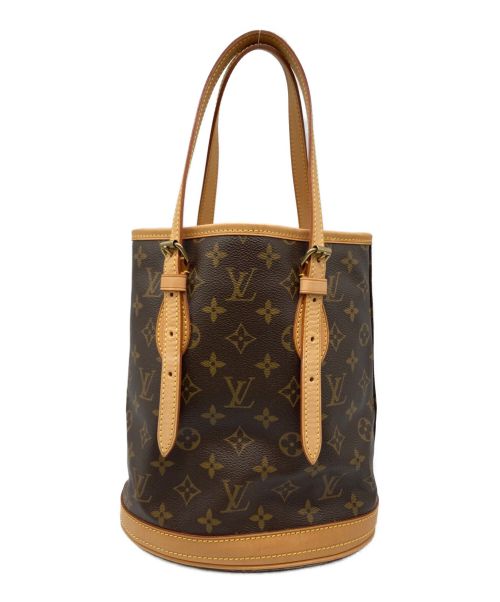 LOUIS VUITTON（ルイ ヴィトン）LOUIS VUITTON (ルイ ヴィトン) モノグラム・プチバケット ブラウンの古着・服飾アイテム