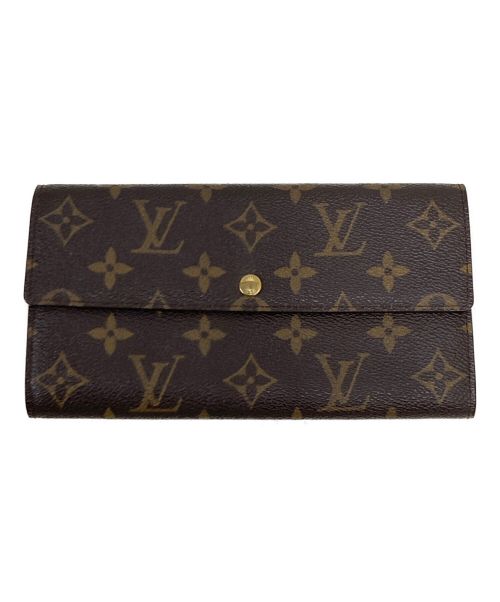 LOUIS VUITTON（ルイ ヴィトン）LOUIS VUITTON (ルイ ヴィトン) ポルトフォイユ・サラ ブラウン サイズ:表記なしの古着・服飾アイテム