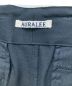 中古・古着 AURALEE (オーラリー) SUPER FINE WOOL COTTON TWILL SLACKS ブラック サイズ:4：22800円