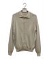 AURALEE（オーラリー）の古着「COTTON POLYESTER CODE KNIT CARDIGAN」｜ベージュ