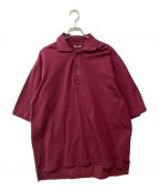 AURALEEオーラリー）の古着「SUPER FINE COTTON SALT SHRINK PIQUE BIG POLO」｜ダークブラウン