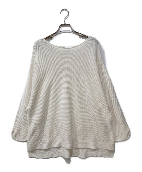 L'appartement（アパルトモン）L'Appartement (アパルトモン) Linen Boat Neck Knit オフホワイト サイズ:-の古着・服飾アイテム