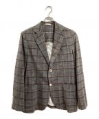 CIRCOLO 1901チルコロ1901）の古着「イージーチェックテーラードジャケット」｜グレー