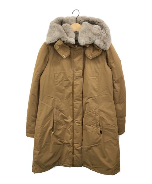 WOOLRICH（ウールリッチ）WOOLRICH (ウールリッチ) BOW BRIDGE ダウンコート ベージュ サイズ:Sの古着・服飾アイテム