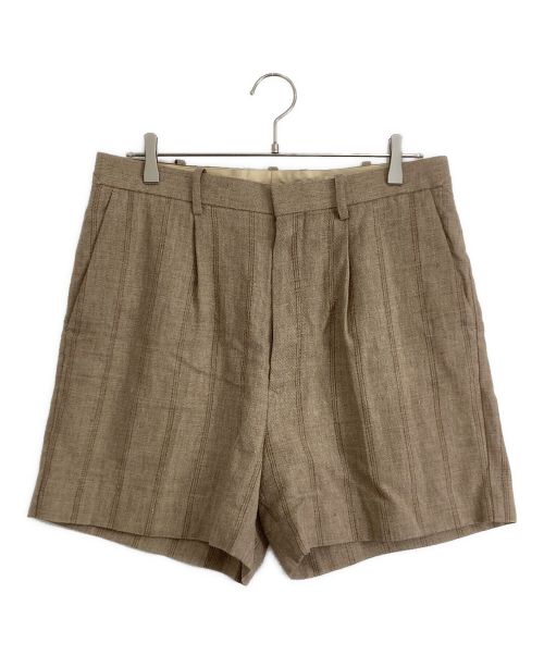 AURALEE（オーラリー）AURALEE (オーラリー) LINEN WOOL SILK SHARK SKIN SHORTS ベージュ サイズ:4の古着・服飾アイテム