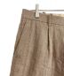 中古・古着 AURALEE (オーラリー) LINEN WOOL SILK SHARK SKIN SHORTS ベージュ サイズ:4：7000円