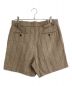 AURALEE (オーラリー) LINEN WOOL SILK SHARK SKIN SHORTS ベージュ サイズ:4：7000円