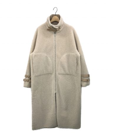 中古・古着通販】Ameri (アメリ) 3WAY ECO MOUTON COAT ベージュ