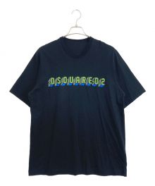 DSQUARED2（ディースクエアード）の古着「モノグラムプリントTシャツ」｜ブラック