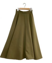 CLANE（クラネ）の古着「DOUBLE CROSS CIRCULAR SKIRT」｜オリーブ