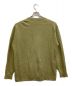 AURALEE (オーラリー) COTTON LINEN CUT SHAGGY KNIT CARDIGAN グリーン サイズ:3：21800円