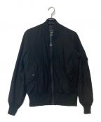 ALPHAアルファ）の古着「Loro Piana MA-1 JACKET」｜ブラック