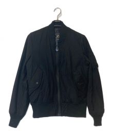 ALPHA（アルファ）の古着「Loro Piana MA-1 JACKET」｜ブラック