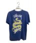 stussy（ステューシー）の古着「ドラゴン&ツアーロゴTシャツ」｜ネイビー