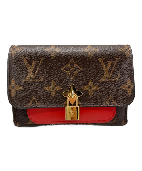 LOUIS VUITTON（ルイ ヴィトン）LOUIS VUITTON (ルイ ヴィトン) モノグラム ポルトフォイユ・フラワー コンパクト 3つ折り財布 M62567の古着・服飾アイテム