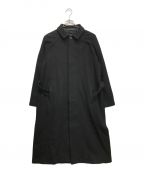 juhaユハ）の古着「MAXI SLIT BELTED COAT」｜ブラック